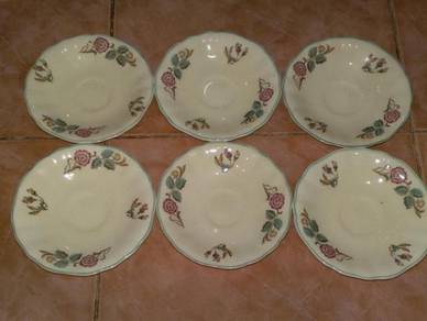 Piring j&g meakin sunshine England saucer 6