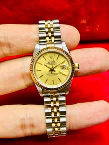 ROLEX Datejust 69173 “Gold Dial” 26mm Watch