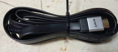 hdmi cable. sony