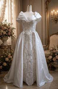 Brider dress drop shoulder