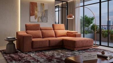 sofa L  shape easy clean pocket spring 