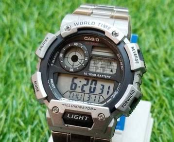 Watch- Casio Aircraft AE1400WHD-1 -ORIGINAL