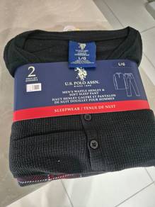 U.S. Polo Assn. Men's Waffle Henley & Soft Sleep P