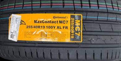 255 40 19 CONTINENTAL MC7 Tayar Tyre New 2026