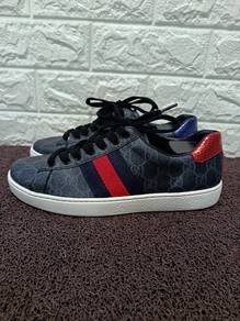 Uk7 Gucci GG Supreme Ace Sneakers