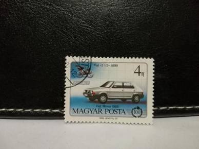 1986 Hungary Stamp Fiat Ritmo Car