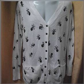 SWEATER “ SKULL HEAD “ WHITE Colour