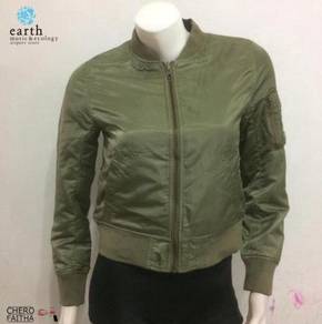 CRFT1379 earth music & ecology reversible bomber f