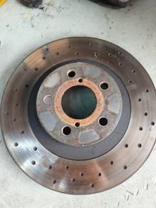 Gt86 stock caliper, Brembo XTRA drilled disc rotor