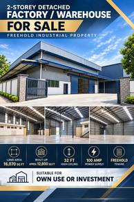 Warehouse / Factory For Sale in Kota Kemuning,SGR