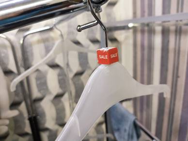 Hanger Tag Sale Untuk Baju ( 300 Biji Lebih )