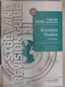 Cambridge IGCSE Business Studies Revision Guide