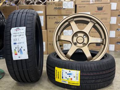 Sport Rim Baru 16 Volk Rays TE37 Sonic Bronze Siap