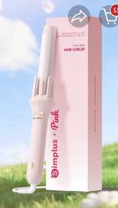 simplus pink auto curling iron 32mm barrel
