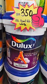 Dulux Ambiance Pearl Glo 18L white paint