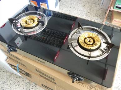 New 2 Burner Glass Gas COOKER BCG128-OT7