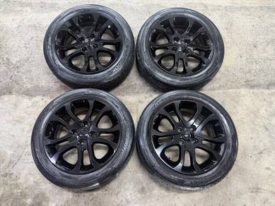 Rim original myvi g3 gloss black 15 inch like new