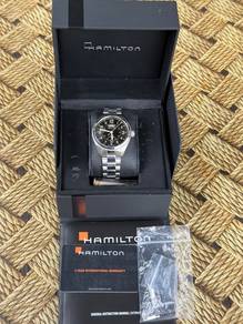 jam auto hamilton khaki daydate