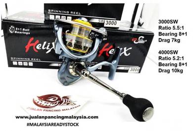 Shino helix sw3000 sw4000 spinning saltwater reel