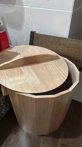 Wooden Rice Bucket to let go