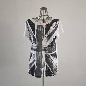 Paul Smith Black/White Printed Top