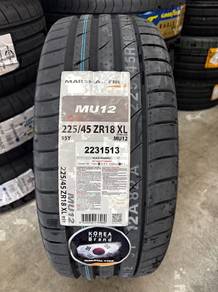 Tayar Marshal mu12 by kumho korea 225/45/18 new