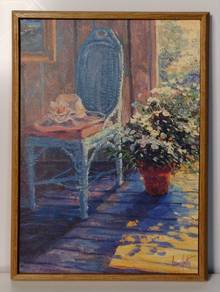 Sunlit Porch Lithograph Print