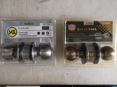 587# DOOR ENTRANCE LOCK (BRONZE & SILVER) (New)