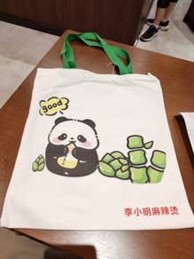 Cute Panda Canvas Tote Bag - Brand New