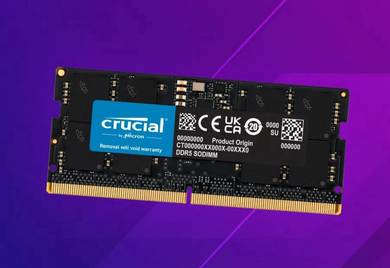 Crucial 8GB DDR5 5600MHz SODIMM Laptop RAM