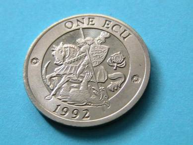 One Ecu coin 1992 – England
