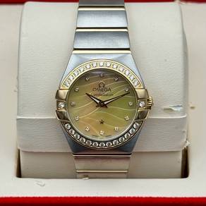 Omega Constellation Quartz Mop Diamond Dial