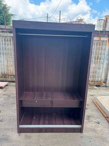 (No Door) 6ft Open Wardrobe Almari Baju Cupboard D