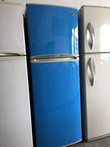 Samsung Blue 2 doors fridge Peti Sejuk Ais
