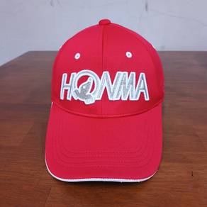Honma Golf Adjustable Cap Red