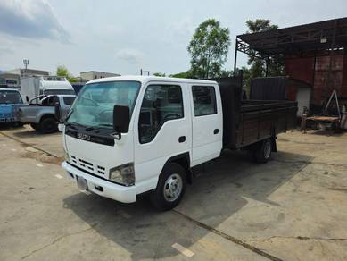 Isuzu Npr70 Double Cab 12 Kaki Wooden Body 7500Bdm