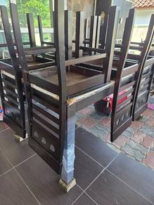 Solid marble table + kitchen cabinet to let go