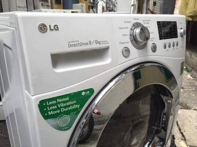 LG inverter 9kg washer dryer 2 in 1 combo