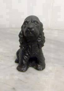 Vintage Welsh Coal Spaniel Dog Figurine