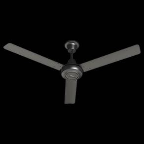 Toshiba Ceiling Fan w Electric Regulator -  Black