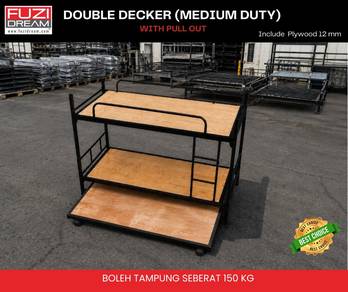 Katil Double Decker Medium Duty With Pull-Out