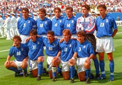 Vintage jersey italy world cup USA 1994 home final