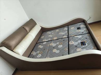 Katil kelamin tilam 6kaki King Bed 6feet mattress