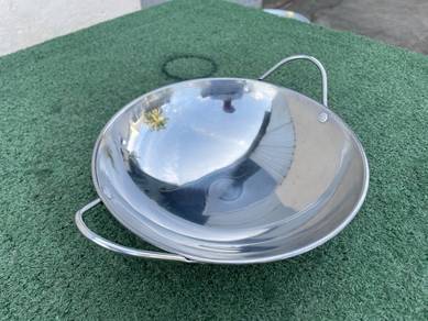 YB35AE Opened Box * Kuali 22cm Stainless Steel Wok