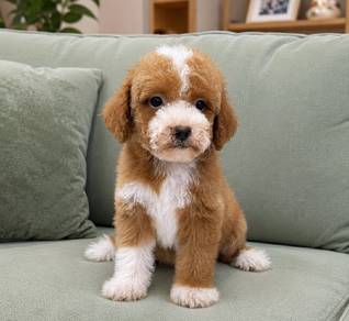 Parti Poodle Puppy 🐶 🐩 🐩 ☆☆☆☆☆