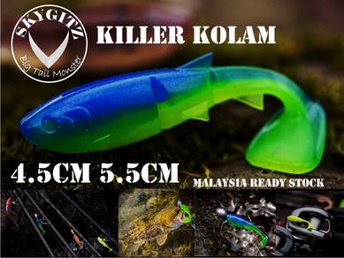 SKYGITZ MALAYSIA Small 4.5cm 5.5cm T-tail sp lure