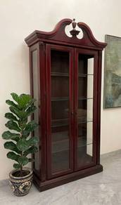 Display Cabinet Roseeood like new