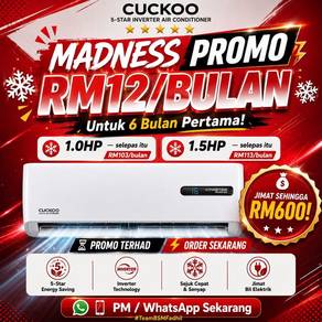 Promosi Aircond Bulanan Ansuran AC186