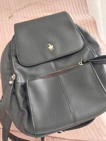 Swiss Polo Leather Backpack 