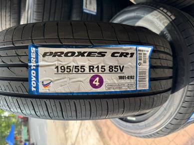 Tayar baru toyo cr1 195/55/15 tahun 26